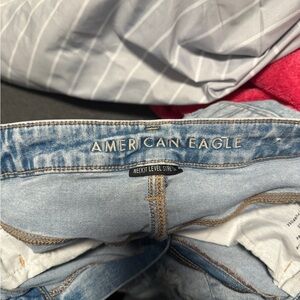 American Eagle Outfitters Men's Light Blue Slim Straight Jeans